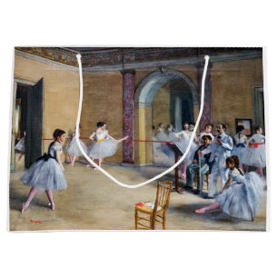 Edgar Degas - Dance Foyer, Opera rue Le Peletier Large Gift Bag