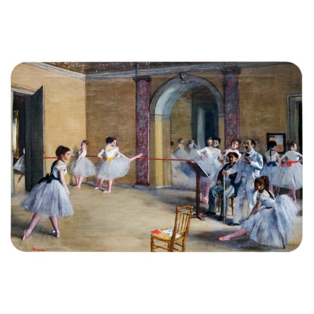 Edgar Degas - Dance Foyer, Opera rue Le Peletier Magnet (Horizontal)