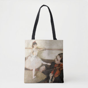 Edgar Degas. Dance lesson. Vintage impressionism Tote Bag