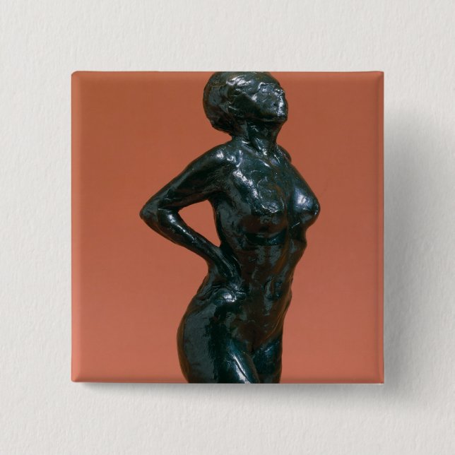 Edgar Degas | Dancer at Rest, c.1882-95 2 Inch Square Button (Front)