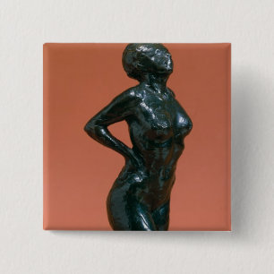 Edgar Degas   Dancer at Rest, c.1882-95 2 Inch Square Button