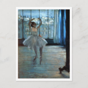 Edgar Degas   Dancer in Front of a Window Postcard