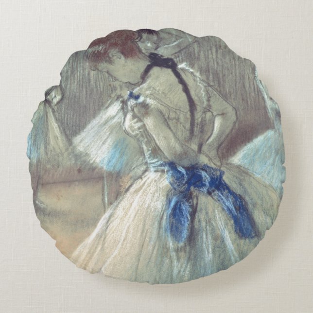 Edgar Degas | Dancer Round Pillow (Front)