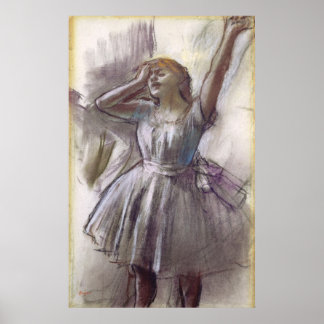 Edgar Degas Dancer Stretching Poster