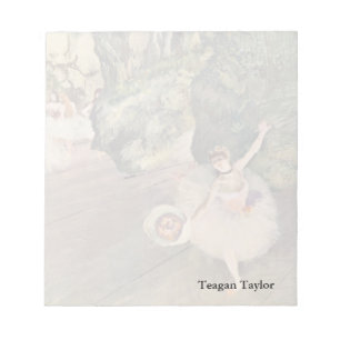 Edgar Degas   Dancer Takes a Bow Notepad