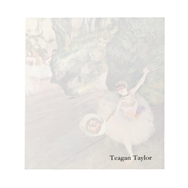 Edgar Degas | Dancer Takes a Bow Notepad (Front)
