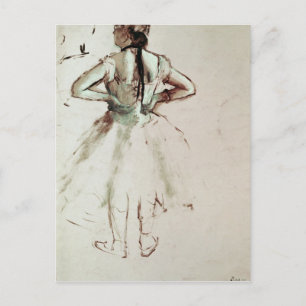 Edgar Degas   Dancer viewed from the back Postcard