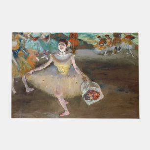 Edgar Degas - Dancer with Bouquet, Bowing on Stage Doormat