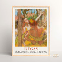 Edgar Degas Dancers Artwork Ballet Movement Elegan