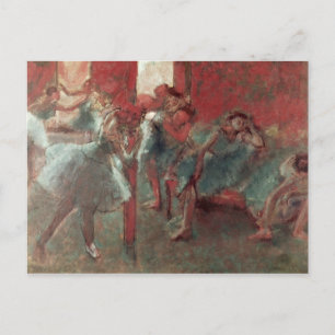 Edgar Degas   Dancers at Rehearsal, 1895-98 Postcard