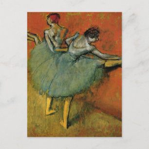 Edgar Degas Dancers at the Bar New Address Announcement Postcard