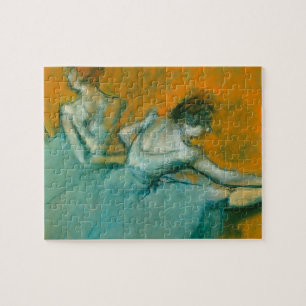 Edgar Degas Dancers at the Barre Print: Ballet Art Jigsaw Puzzle
