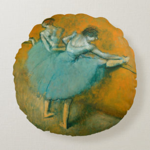 Edgar Degas Dancers at the Barre Print: Ballet Art Round Pillow