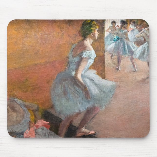 Edgar Degas - Dancers Climbing a Staircase Mouse Pad (Front)