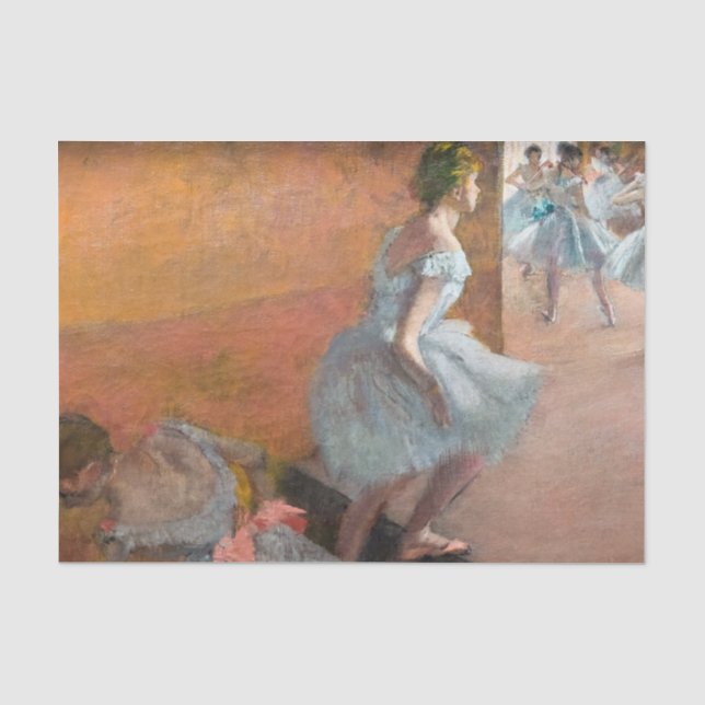 Edgar Degas - Dancers Climbing a Staircase Tissue Paper (Front)