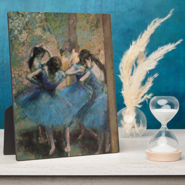Edgar Degas | Dancers in blue, 1890 Plaque (Side)