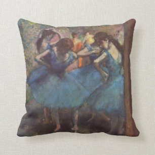 Edgar Degas Dancers In Blue(1895) Throw Pillow