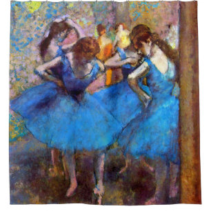 Edgar Degas - Dancers In Blue - Ballet Dance Lover