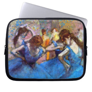 Edgar Degas - Dancers In Blue - Ballet Dance Lover Laptop Sleeve