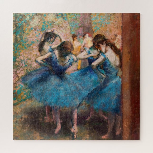 Edgar Degas - Dancers in blue Jigsaw Puzzle (Horizontal)