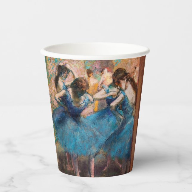 Edgar Degas - Dancers in blue Paper Cups (Front)