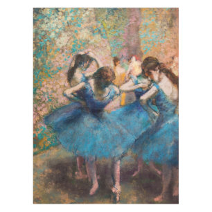 Edgar Degas - Dancers in blue Tablecloth