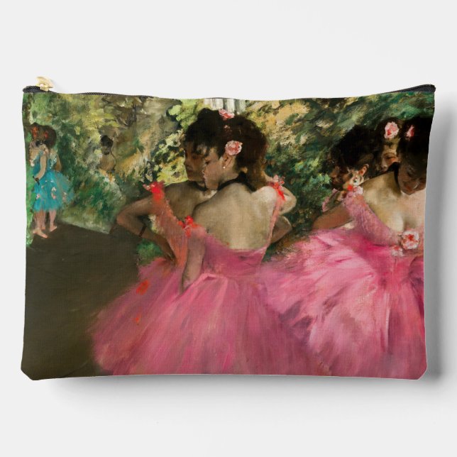 Edgar Degas - Dancers in pink Accessory Pouch (Front)