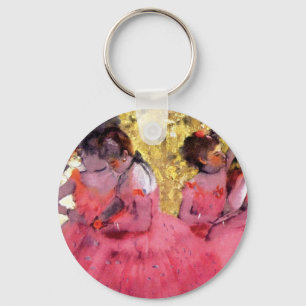 Edgar Degas - Dancers in Pink - Ballet Dance Lover Keychain