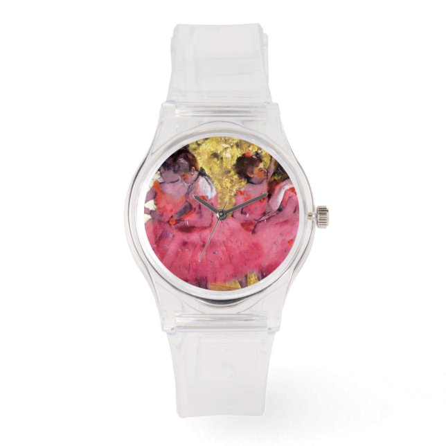 Edgar Degas - Dancers in Pink - Ballet Dance Lover Watch (Front)