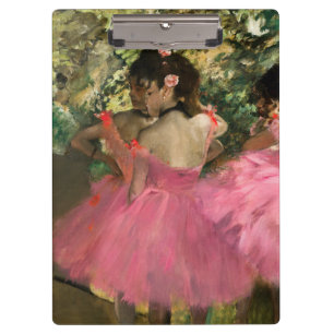 Edgar Degas - Dancers in pink Clipboard