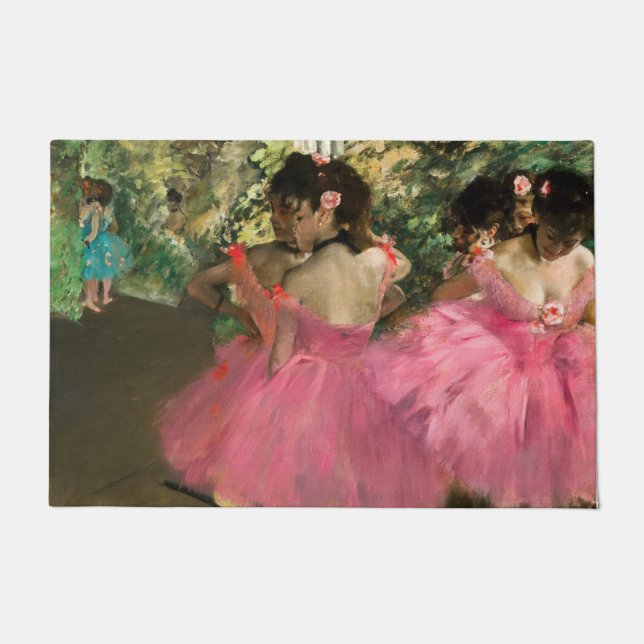 Edgar Degas - Dancers in pink Doormat (Front)