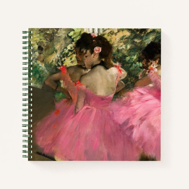 Edgar Degas - Dancers in pink Notebook (Front)