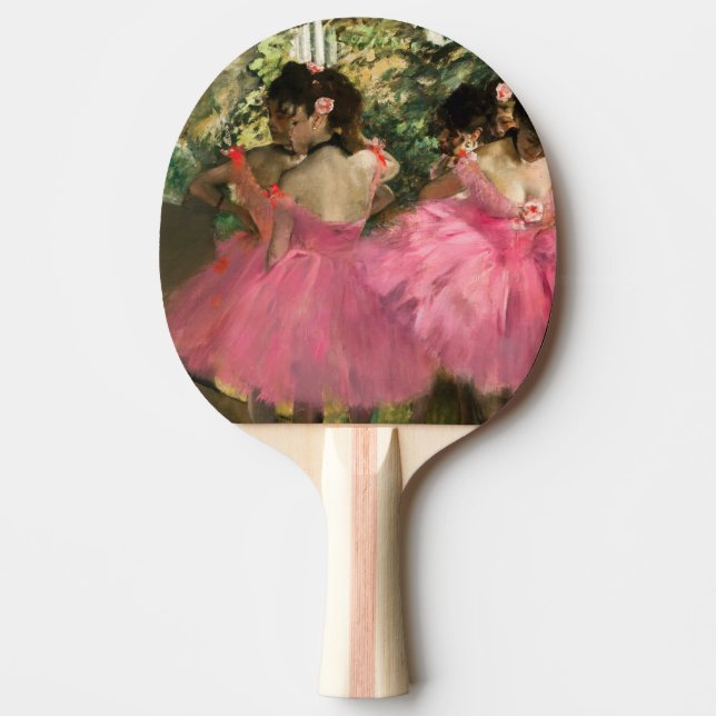 Edgar Degas - Dancers in pink Ping Pong Paddle (Front)