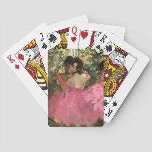 Edgar Degas - Dancers in pink Playing Cards