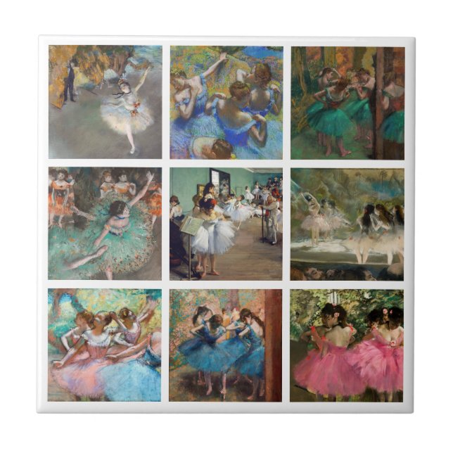 Edgar Degas - Dancers Masterpiece Selection Tile (Front)