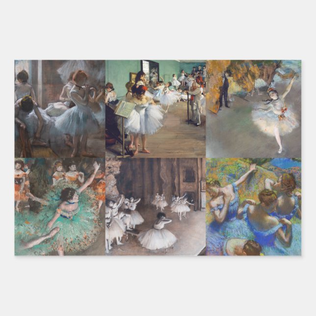 Edgar Degas - Dancers Masterpiece Selection Wrapping Paper Sheet (Front)