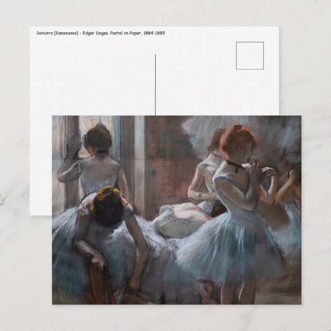 Edgar Degas - Dancers Postcard (Front/Back)