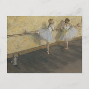 Edgar Degas   Dancers Practising at the Barre Postcard