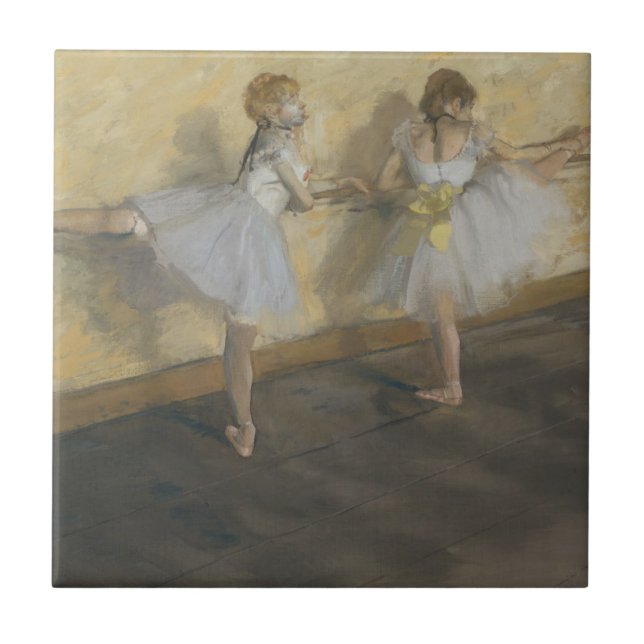 Edgar Degas | Dancers Practising at the Barre Tile (Front)