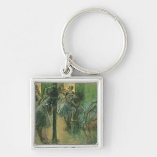 Edgar Degas Dancers rehearsing Keychain