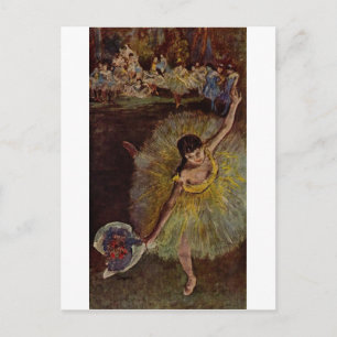 Edgar Degas - End of Arabesque 1877 Postcard