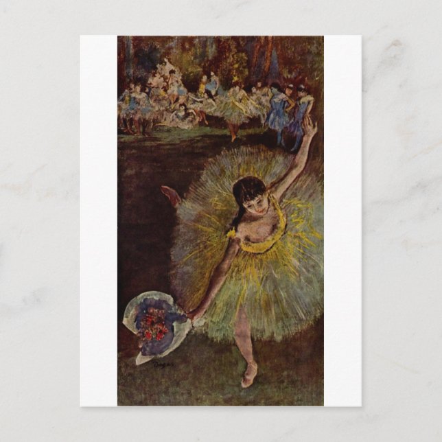 Edgar Degas - End of Arabesque 1877 Postcard (Front)
