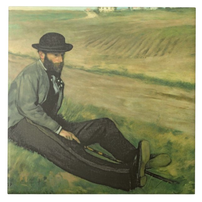 Edgar Degas | Eugene Manet Tile (Front)