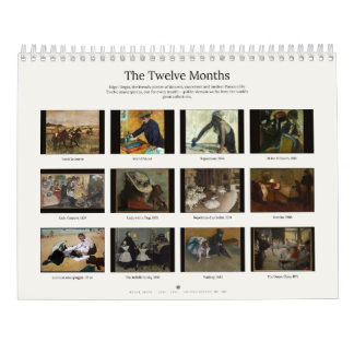 Edgar Degas Fine Art Wall Calendar