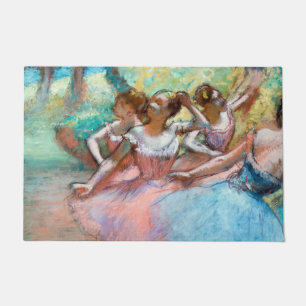 Edgar Degas - Four Ballerinas on Stage Doormat