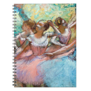 Edgar Degas - Four Ballerinas on Stage Notebook