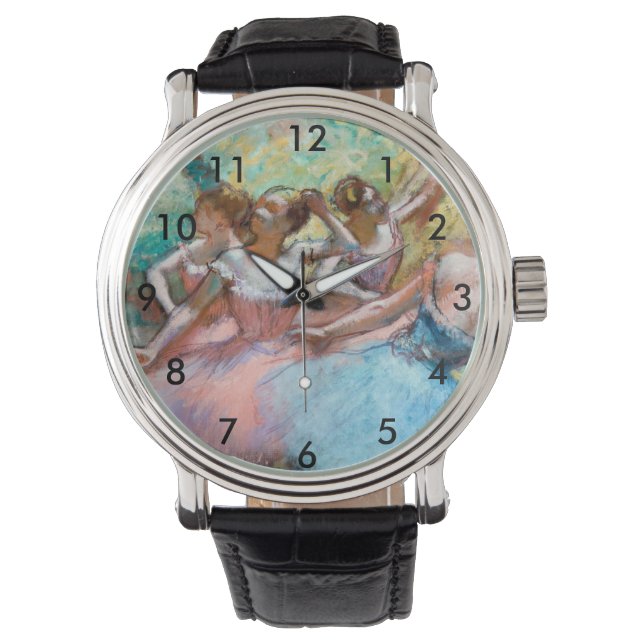 Edgar Degas - Four Ballerinas on Stage Watch (Front)