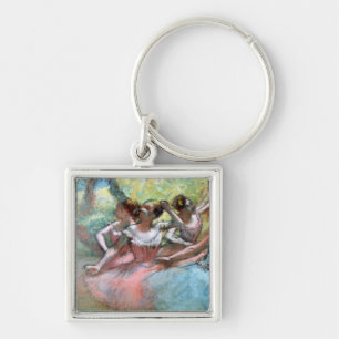 Edgar Degas   Four ballerinas on the stage Keychain