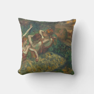 Edgar Degas Four Dancers Impressionist Throw Pillow