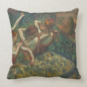 Edgar Degas Four Seasons in the One Head, c.1590 Throw Pillow